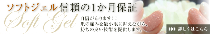 ソフトジェル信頼の1か月保証